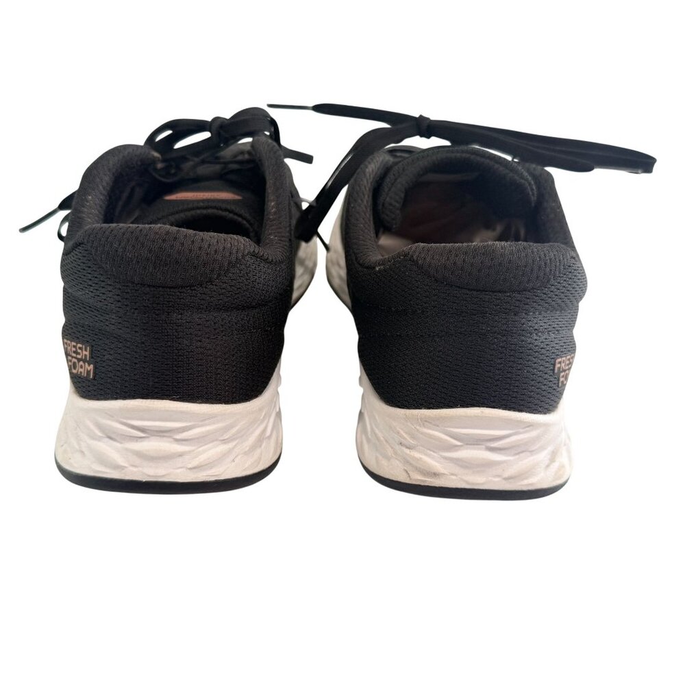New Balance Fresh Foam Black/White Running Shoes Size 8W Arishi Breathable Mesh - Picture 3 of 13